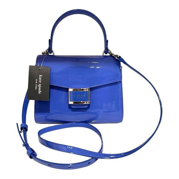 Kate Spade Katy Small Top-Handle Bag – Patent Leather, Fluorite - Picture 7 of 12